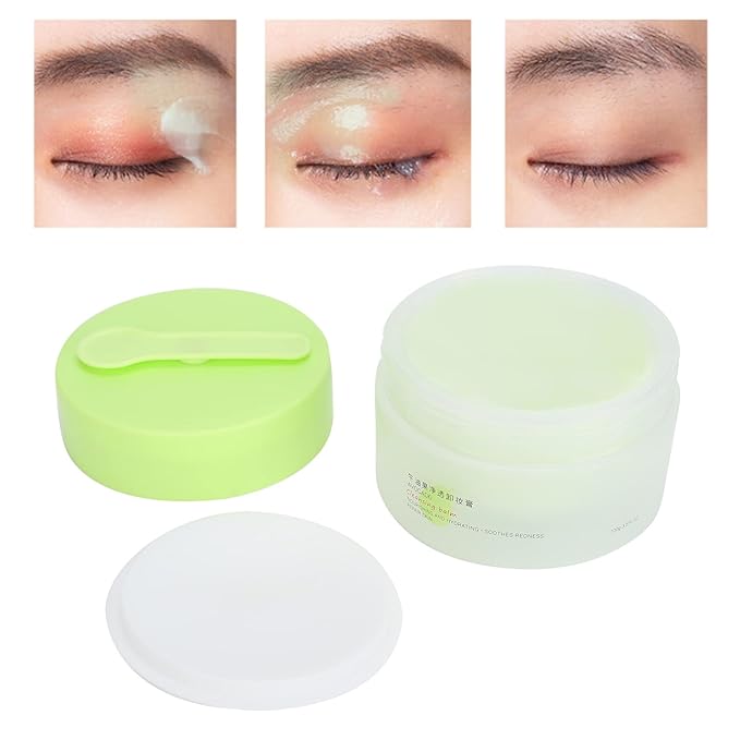 Makeup Remover Cleansing Balm Cream Cleanser Cleansing Cream Gentle Moisturizing 10 Seconds Quick Remover with Magnetic Digging Spoon for Facial Blackhead Removal