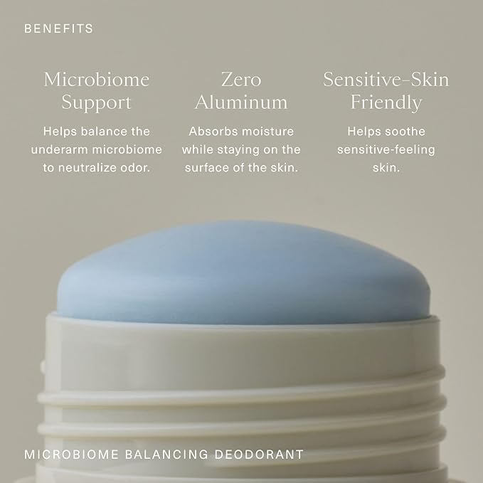 Oak Essentials Microbiome Balancing Deodorant | Aluminum-Free, Clean Deodorant with Blue Tansy for All-Day Odor Protection, 1.7 Oz