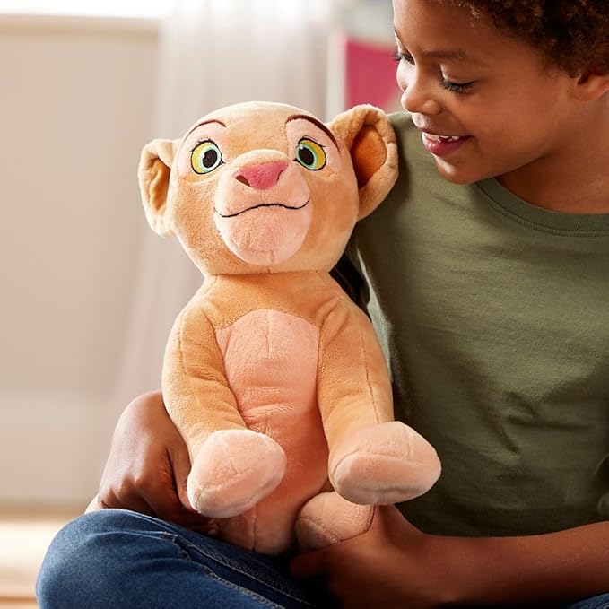 Disney Store Official Nala Medium Soft Toy for Kids, Cuddly Character with Fuzzy Texture and Embroidered Details, Furry Tail Tuft, Disney Plushy Suitable for All Ages.