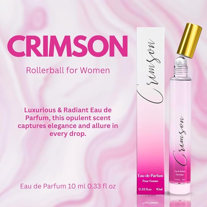 Perfume for Women Rollerball – INSPIRED by A WORLD RENOWED WOMEN'S PERFUME - Saffron, Jasmine, Amberwood, Cedar – Warm, Sexy, Sweet, Long-Lasting Eau De Parfum 10ml (0.33 fl oz)