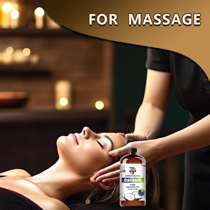 Coconut Essential Oil (8 oz / 240 ml) – Coconut Oils for diffusers, humidifiers, Home Baths, Cleaning Products, Yoga, DIY Soaps and DIY Scented Candles