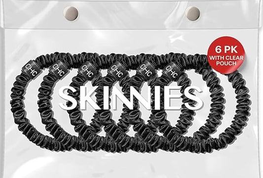 SUNDAYSILKS™ Luxurious Mulberry Silk Scrunchies for Women & Girls | No-Slip, Silky Hair Ties for Natural, Curly, Thin or Thick Hair | Gentle Hold for Ponytails & Sleep | Mini to Large Sizes [6 Pack]