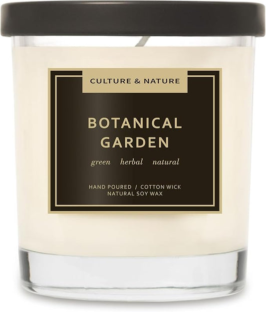 CULTURE & NATURE Natural Soy Wax Candle 7oz (Botanical Garden)