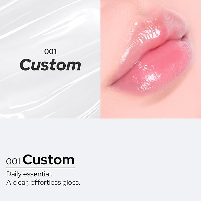 Unframed Hydro Blow Tint – 001 Custom | Hydrating Gloss Lip Tint | 0.3 fl oz / 9 g | Korean Beauty