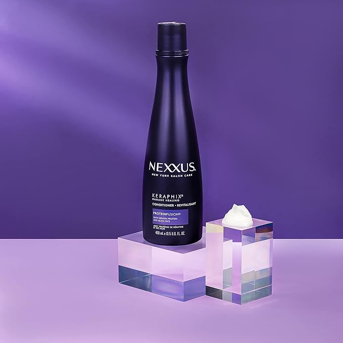 Nexxus Keraphix Conditioner Keraphix with ProteinFusion for Damaged Hair With Keratin Protein and Black Rice 13.5 oz