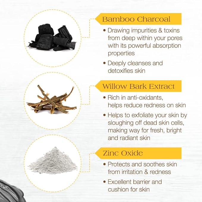 GiGi Charcoal Detox Facial Hard Wax for Delicate Skin - Deep Cleansing & Purifying Hair Removal Wax, 13 oz, 1 Pack