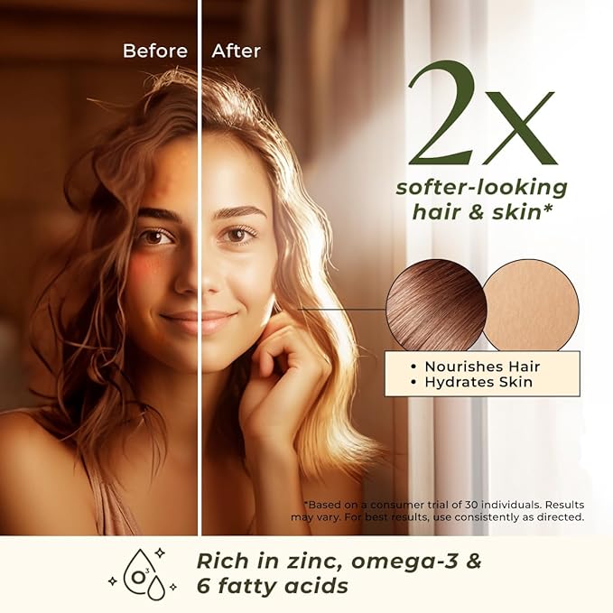 Gya Labs Pumpkin Seed Carrier Oil - 3.4 Fl Oz - for Hair, Skin, Face, Scalp & Body Massage