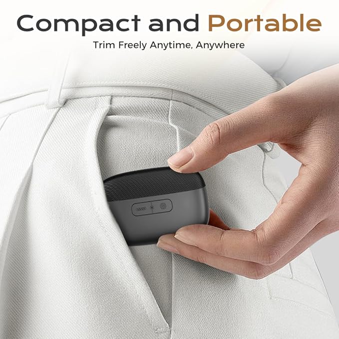 3-in-1 Automatic Electric Nail Clipper with Polishing, Upgraded Electric Nail Trimmer Polisher with LED Light and Nail Scraps Storage, Portable Smart Nail Clipper for Thick Toenails Seniors (White)