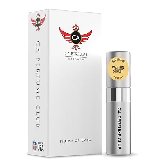 CA Perfume Impression of Walton Street for Women & Men Eau De Parfum Spray Long Lasting Aromatic Fougere Perfume (0.27 Fl Oz / 8ml)