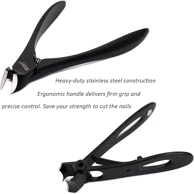 SZQHT Podiatrist Toenail Clippers Set, Professional Toe Nail Clippers for Thick & Ingrown Nails Cutter for Men,Women,Seniors,Heavy-Duty Manicure Set Pedicure Kit for Elder