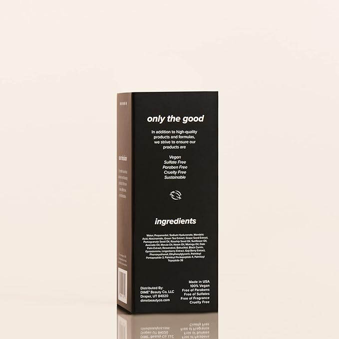 DIME Beauty TBT Serum - Anti-Aging Face Serum With Niacinamide and Mandelic Acid, Hydrating for Youthful Skin, 1 oz (30 mL)