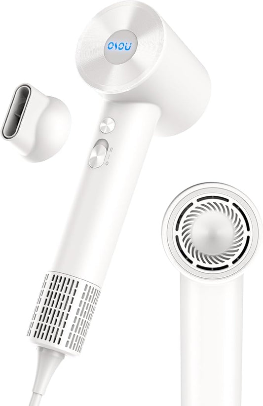 Hair Dryers, Negative Ionic Hair Dryer, High-Speed Blow Dryer with 110, 000 RPM Brushless Motor, Fast Drying Lightweight Travel Hairdryer, Low Noise Home Hair Dryer with Smooth Nozzle