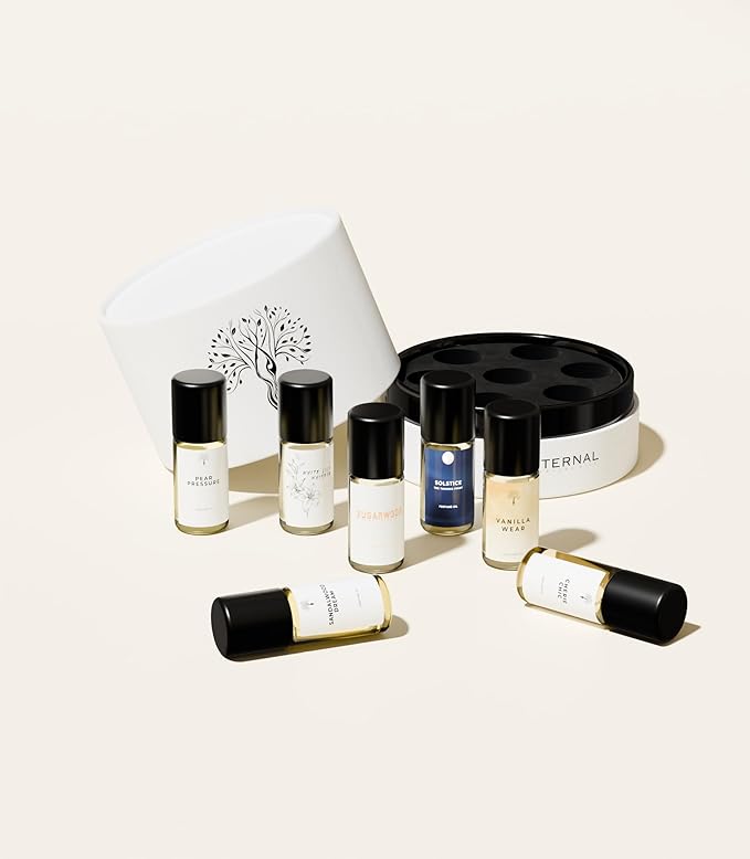 Eternal perfume oils - Discovery Set4 (7 x 5ml/1.18 fl. oz) - Testing Sampler Fragrances - Diverse Fragrance Collection - Inspired by Luxury Scents - Long-Lasting - Perfumes Sample Collection