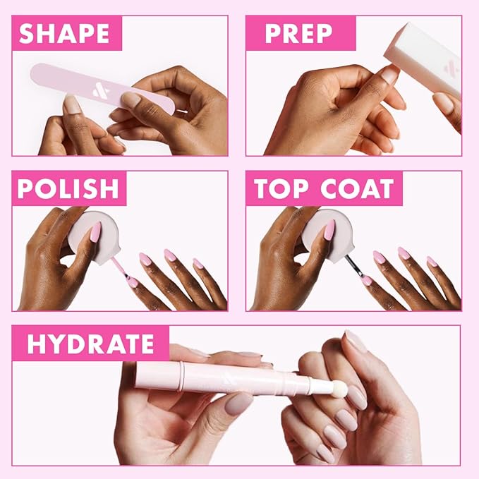 Olive & June Quick Dry Nail Polish | Instant, Fast-Drying, Smudgeproof Color | 15-free, Vegan, Cruelty-Free Formula | Lasts up to 5 Days | Salon-Quality Manicure, Pedicure at Home | Swan Opaque White