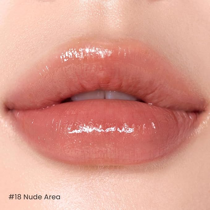 Peripera Ink Mood Glowy Tint | Lip-Plumping, Naturally Moisturizing, Lightweight, Glow-Boosting, Long-Lasting, Comfortable, Non-Sticky, No White Film (018 NUDE AREA (HONEY K-OOKIE))