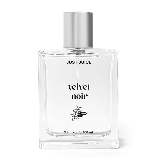 Just Juice Velvet Noir - Crisp Jasmine Perfume for Women and Men - Floral Musk Perfume with Apple, Rose, Geranium, Amber - 3.4 oz