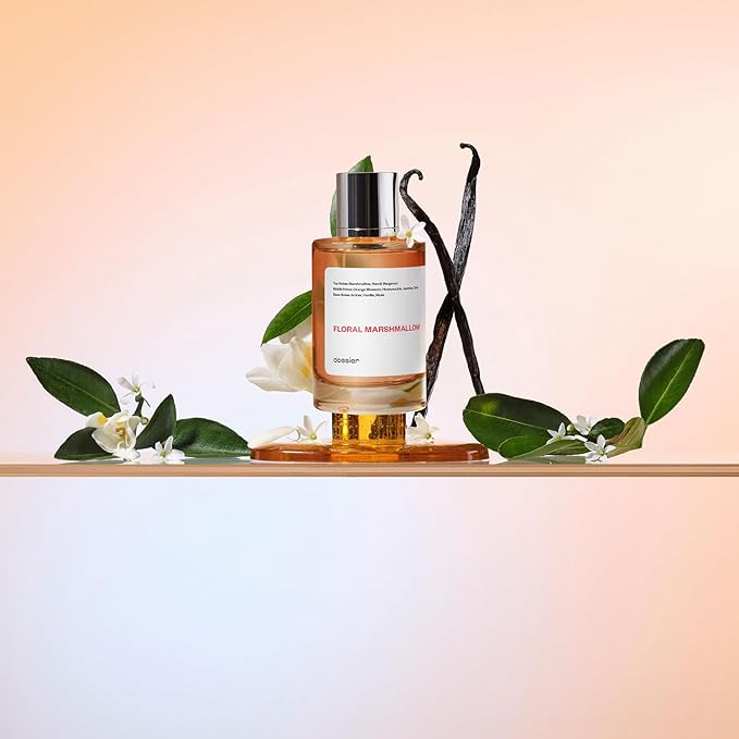 Dossier - Eau de Parfum - Floral Marshmallow - Inspired by By Kilian's Love,Don't Be Shy - Perfume Luxury - Pure Infused - Paraben-Free - Vegan - Feminine - For Women -Fragrance 3.4 oz (Spray 100ml)