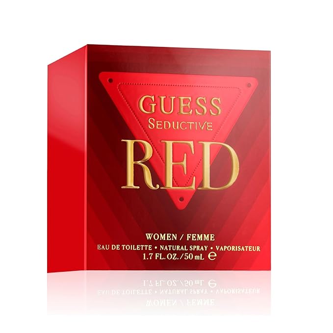 Guess Seductive Red Women/Femme Eau de Toilette Perfume Spray For Women, 1.7 Fl. Oz.