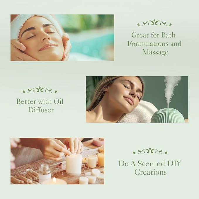 Floral Essential Oils Set | Top 6 Essential Oils for Diffusers for Home, Aromatherapy Oils Gift Set for Home Fragrance, Candle Making Scents - Lilac, Lavender, Chamomile, Jasmine, Rose, Gardenia