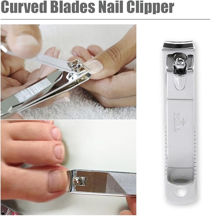 ROYAL [Made in Korea] Nose Hair Trimmer for Men Set, Birdie Set, with Nail Clippers and Tweezers, Manual, Battery-Free, Waterproof, Painless with Twelve Dual-Edged Blades, Patented Mechanism RET-4