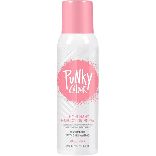 Punky Temporary Hair Color Spray – Pale Pink, Instant Vivid Temporary Hair Dye for Women, Wash Out, Hair-Color Spray, 3.5 oz, 1 Pack
