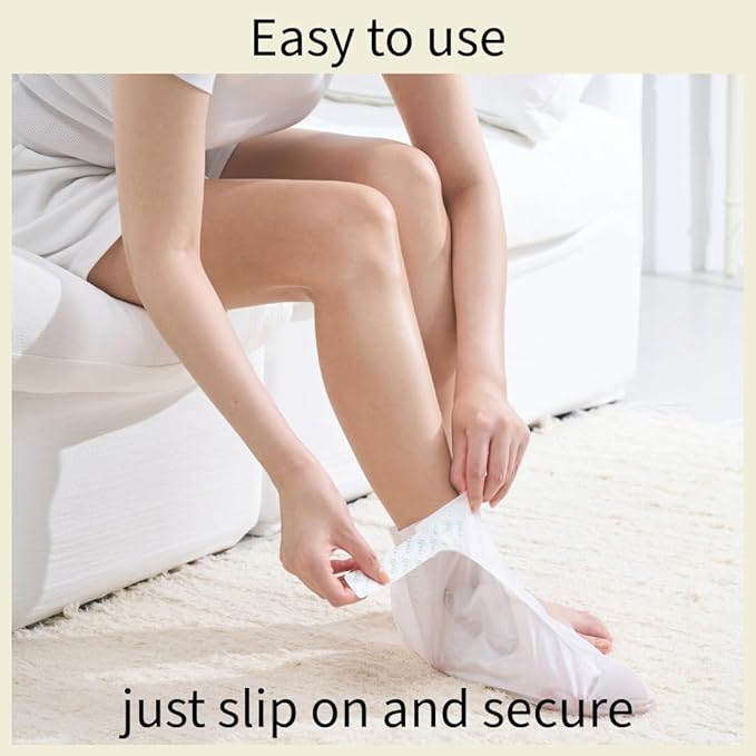 Relaxing Aroma Foot Mask 6 Pairs | Soothes & Restores Tired, Dry Feet | Hydrating Foot Treatment for Cracked Heels & Rough Skin | Home Spa Pedicure Socks | Made In Korea (Peppermint)