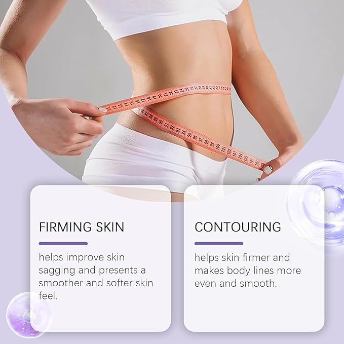 Overnight Toning Body Firming Cream, Body Firming Cream Cellulite Remover for Legs and Body,Smooth & Tight Skin, Help Reduce Fine Lines & Wrinkles for All Skin Types