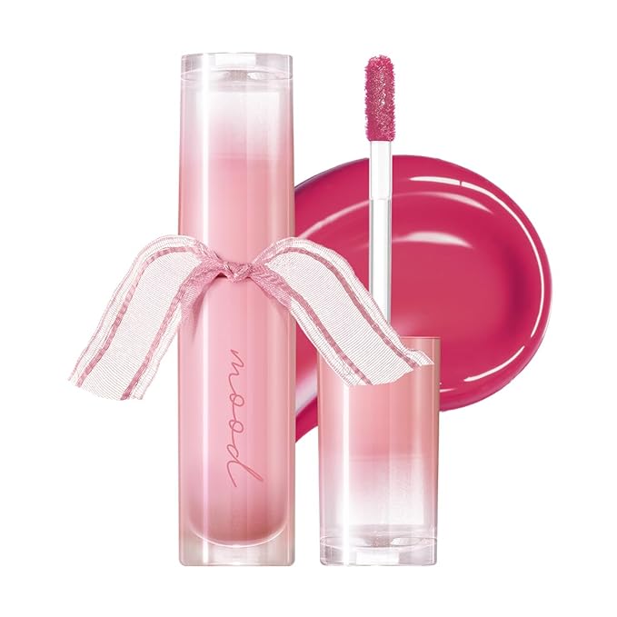 Peripera Ink Mood Glowy Tint | Lip-Plumping, Naturally Moisturizing, Lightweight, Glow-Boosting, Long-Lasting, Comfortable, Non-Sticky, No White Film (013 BERRY PRETTY)