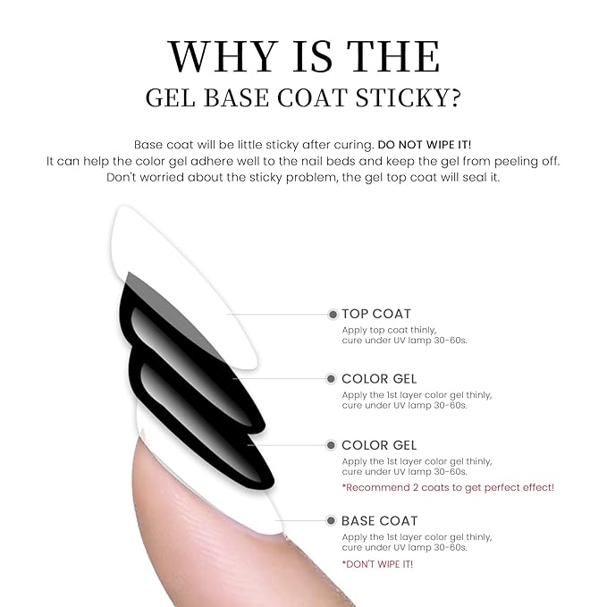 MAYCHAO Clear Gel Base Coat, 15ml No Wipe Sheer Base Coat Soak Off Nail Lamp Transparent Translucent Gel Nail Polish Long Lasting for Home Nail DIY Manicure, 0.5 OZ