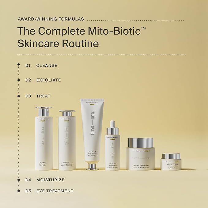 Timeline Mito-Biotic™ Firming Serum Anti-Aging Treatment With Antioxidants - Lifting, Brightening, Hydrating & Wrinkle Reducing For All Skin Types - 1 Fl Oz