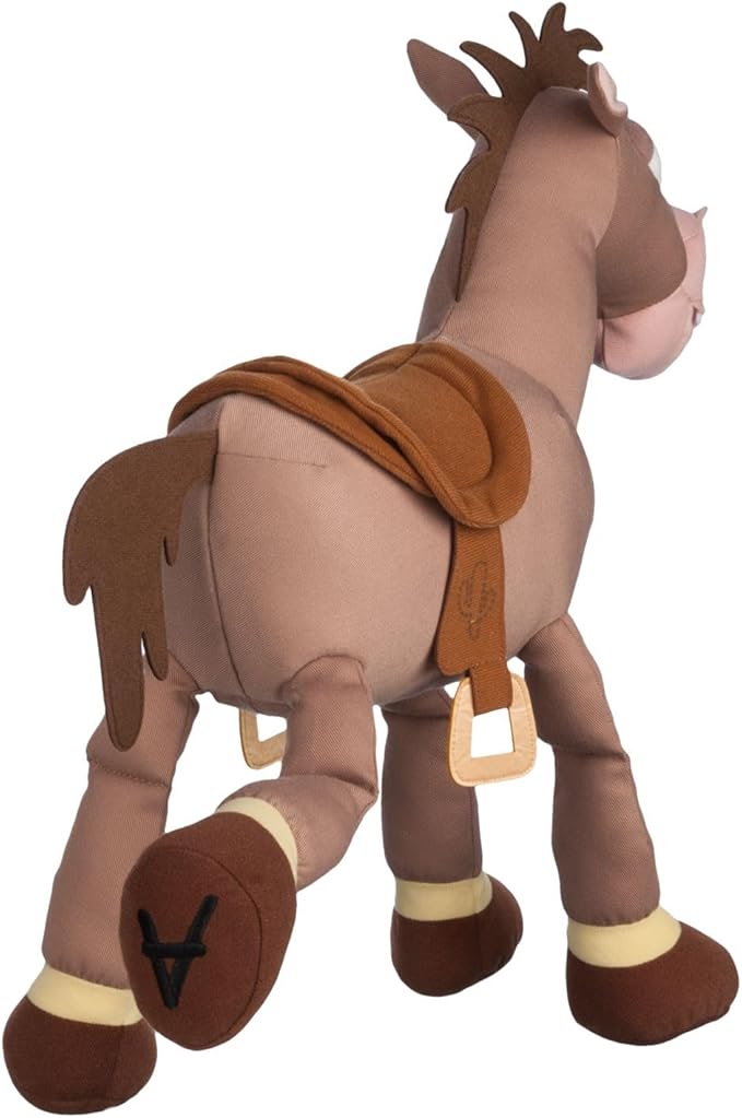 Disney Store Toy Story Plush, Bullseye, Iconic Cuddly Toy Character with Embroidered Eyes and Soft Plush Features, Suitable for All Ages