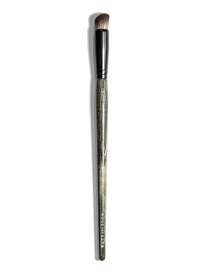 Rose and Ben Beauty C31 Spot Concealer Brush | Angled Design for Effortless Blending | High Coverage, Seamless Finish | Cruelty-Free Bristles