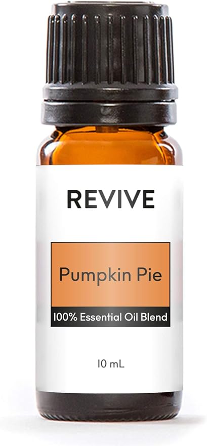 Pumpkin Pie Essential Oil Blend by REVIVEEO - 100% Pure Therapeutic Grade, for Diffuser, Humidifier, Massage, Aromatherapy, Skin & Hair Care