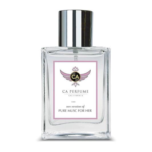 CA Perfume Impression of Pure Musc For Her for Women Floral Woody Musk Fragrance Long Lasting Perfumes for Women Eau De Parfum 1.7 Fl Oz 50ml