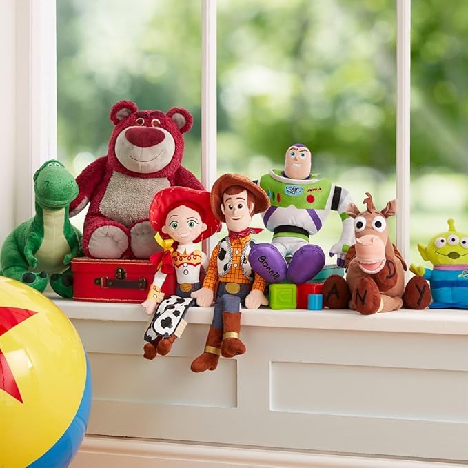 Disney Store Toy Story Plush, Bullseye, Iconic Cuddly Toy Character with Embroidered Eyes and Soft Plush Features, Suitable for All Ages