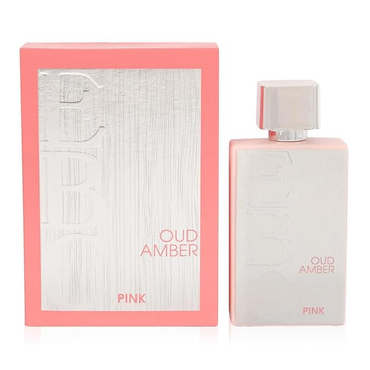 Oud Amber Pink Perfume for Women Eau De Parfum, Luxury Fragrance with Woody Notes and Cedar, 3.4 fl.oz/100ml