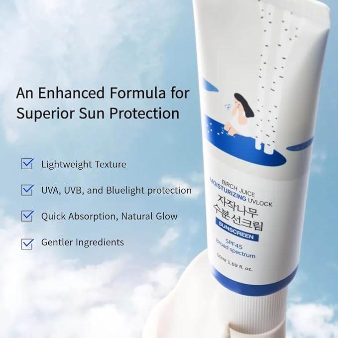 ROUND LAB 1025 Dokdo Cleanser 150ml+Birch Juice UVLock Sunscreen Set | Hydration toner, gentle exfoliation, soothing, UV Protection, Korean Sunscreen