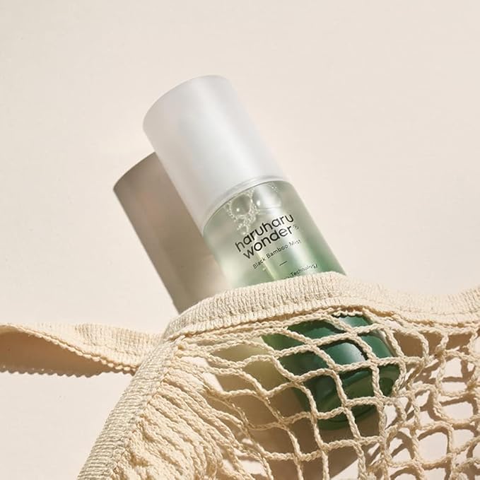 HARUHARU wonder Black Bamboo Mist, Hydrating and Firming Skin, Black Rice, Panax Ginseng for Clean and Smooth Skin Surface, Korean Skincare, Vegan, Cruelty Free, 2.7 fl.oz