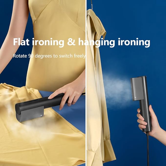 Nesugar G3 Steamer for Clothes Portable Travel Steamer, Fashion Handheld Garment Steamer, 0.75lbs Lightly, 15s Fast Heat-up, Light Mini Steam Iron for travel and home