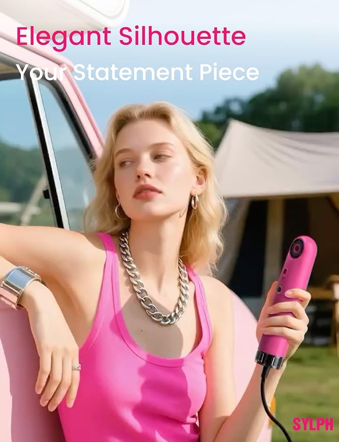 SYLPH Travel Hair Dryer, 60% Smaller & 0.55 lb Ultra Lightweight, 110,000 RPM High-Speed Motor, 200 Million Ions, Smart Mode, Temp Control, 4-Heat Modes, 850W, Mini Hair Dryer For Home, Hotel, Gym Use