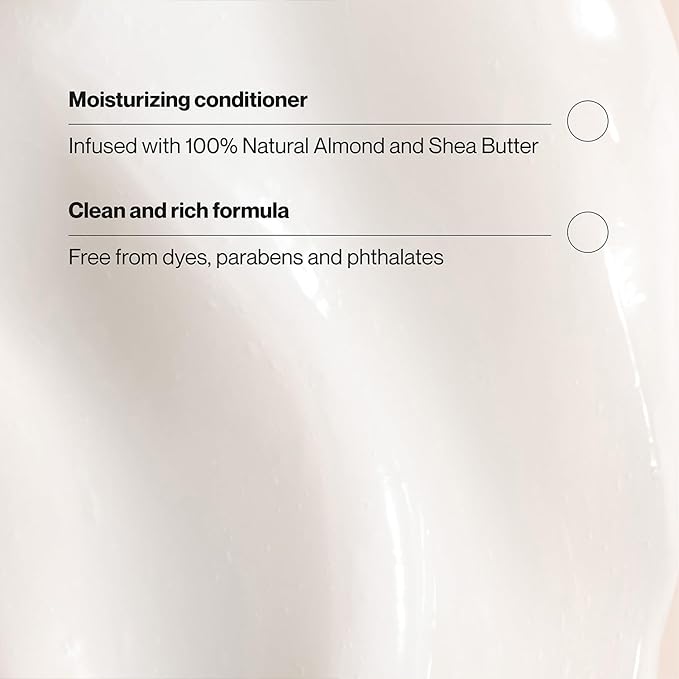 Suave Almond Shea Butter Moisturizing Conditioner 2-Size Bundle, Nourishes & Replenishes Dry, Damaged Hair