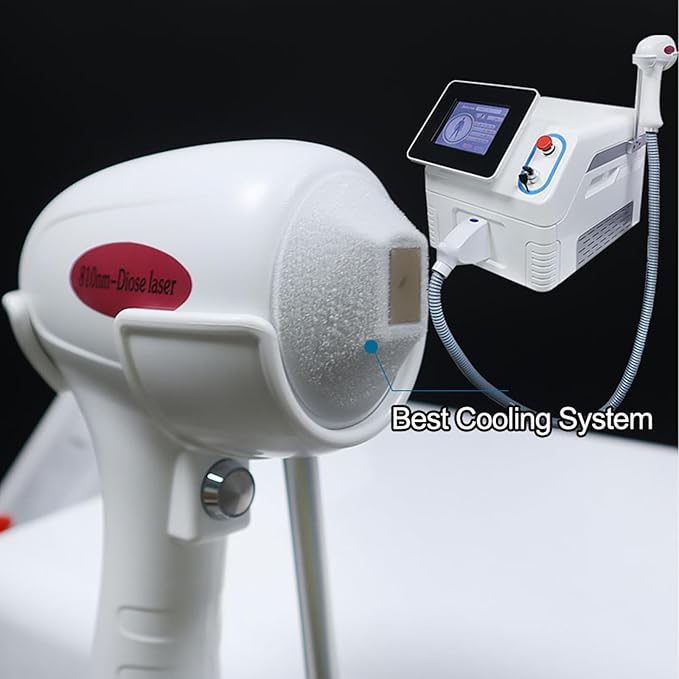 Diode Laser Hair Removal Machine Professional Ice-point Hair Removal Device Salon Beauty Skin Care Device for Body and Facial