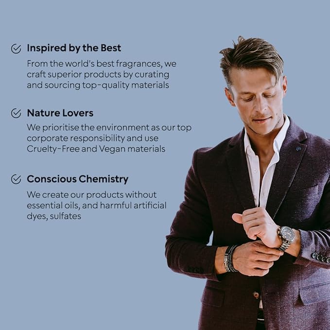 BellaVita Luxury CEO Man INTENSE Eau De Perfume for Men (3.4 fl.oz) | Long-Lasting Mens Cologne with Bergamot, Lavender, Orchid & Musk | Bold & Woody Gift Perfume Cologne for Men | Vegan CEO Fragrance