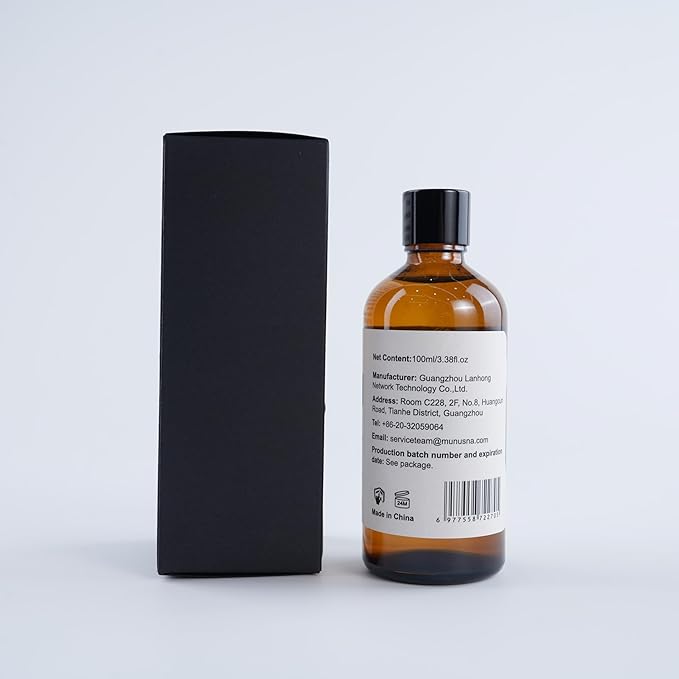 Vanilla Essential Oil, 100% Natural and Pure Vanilla Oil for Skin Care, 100ML Premium Grade Essential Oils Aromatherapy Scented Oils for Diffuser, Humidifier, Home, Candle Soap Making