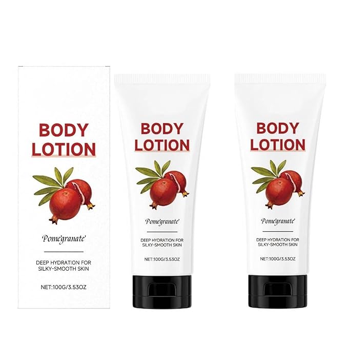 Pomegranate Body Lotion for Women - Nourishing & Non-Greasy Daily Moisturizer with Vitamin E - 3.53 oz for Soft, Smooth Skin - Hand and Body Lotion for Dry Skin Care in Fall & Winter (2)