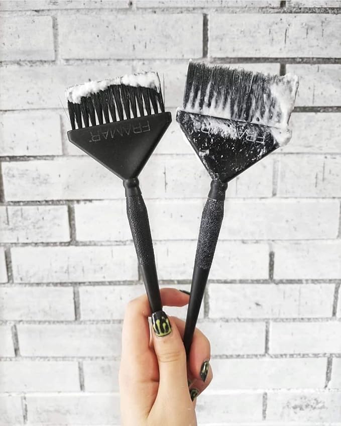 Framar Hair Color Brush Set - Hair Dye Brush Kit, Hair Coloring Brushes for Hair Stylist, Tint Brushes for Hair Color, Tapered Edges for Precision – 3 Pack