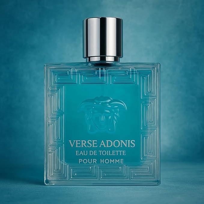 Verse Adonis Men’s Cologne Gift Set – 3 Fragrance Collection (Pour Homme, Deep Blue, Red) – Long Lasting Eau De Toilette Sprays, Citrus, Woody, Aromatic & Spicy Notes – 3.4 Fl Oz Each (Gift Set 2)