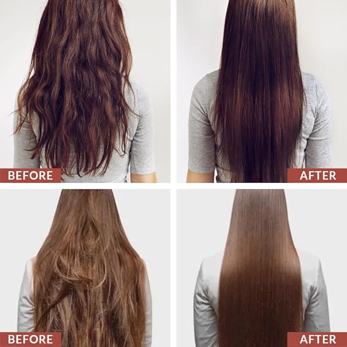 Keragen Brazilian Keratin Smoothing Treatment | Formaldehyde-Free Blowout Kit for Frizzy, Dry, or Damaged Hair | Organic Keratin and Collagen | Salon-Quality Results at Home | 16 Oz