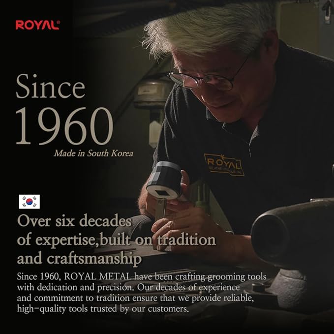 ROYAL [Made in Korea Nose Hair Trimmer for Men Butterfly, Manual, Battery-Free, Waterproof, Painless with Twelve Dual-Edged Blades, Patented Mechanism ET-1