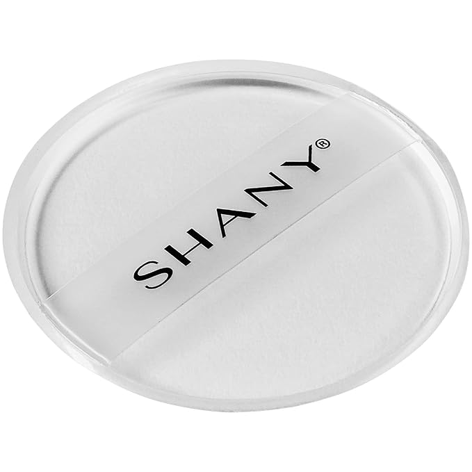 SHANY Stay Jelly Silicone Sponge - Clear & Non-Absorbent Makeup Blending Sponge for Flawless Application with Foundation - ROUND